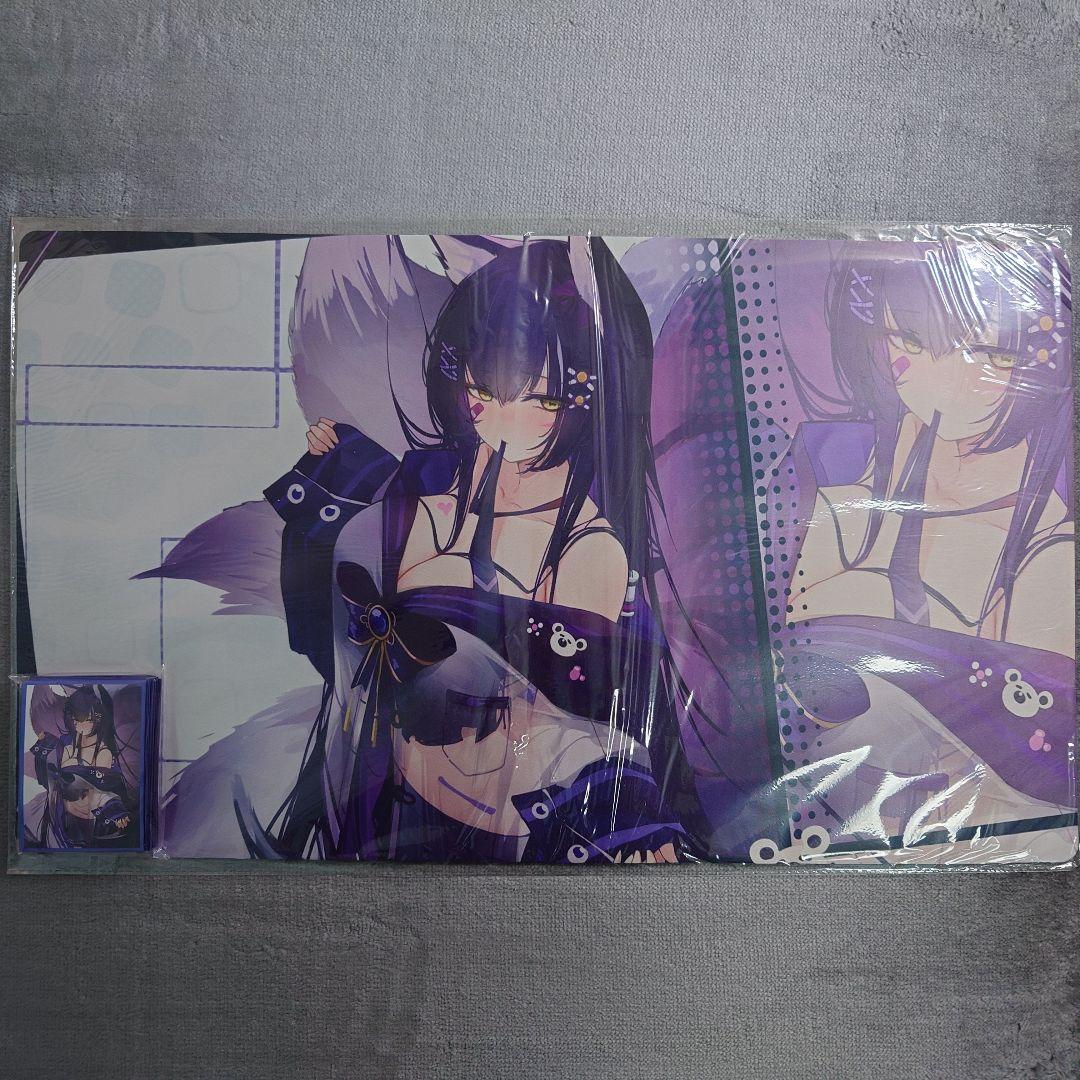 α1 アズールレーン クマのマーク&リボン 武蔵 スリーブ&プレイマット