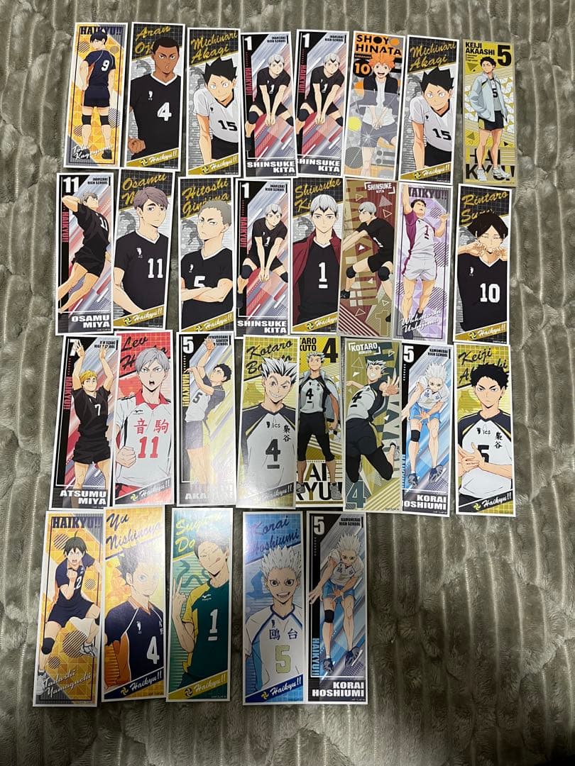 ハイキュー ポストカード クロニクル カード 映画特典 ステッカー 紙等纏め売り