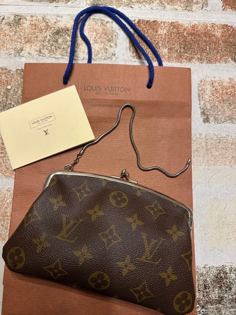 LOUIS VUITTON バケット がま口 USA 付属ポーチ