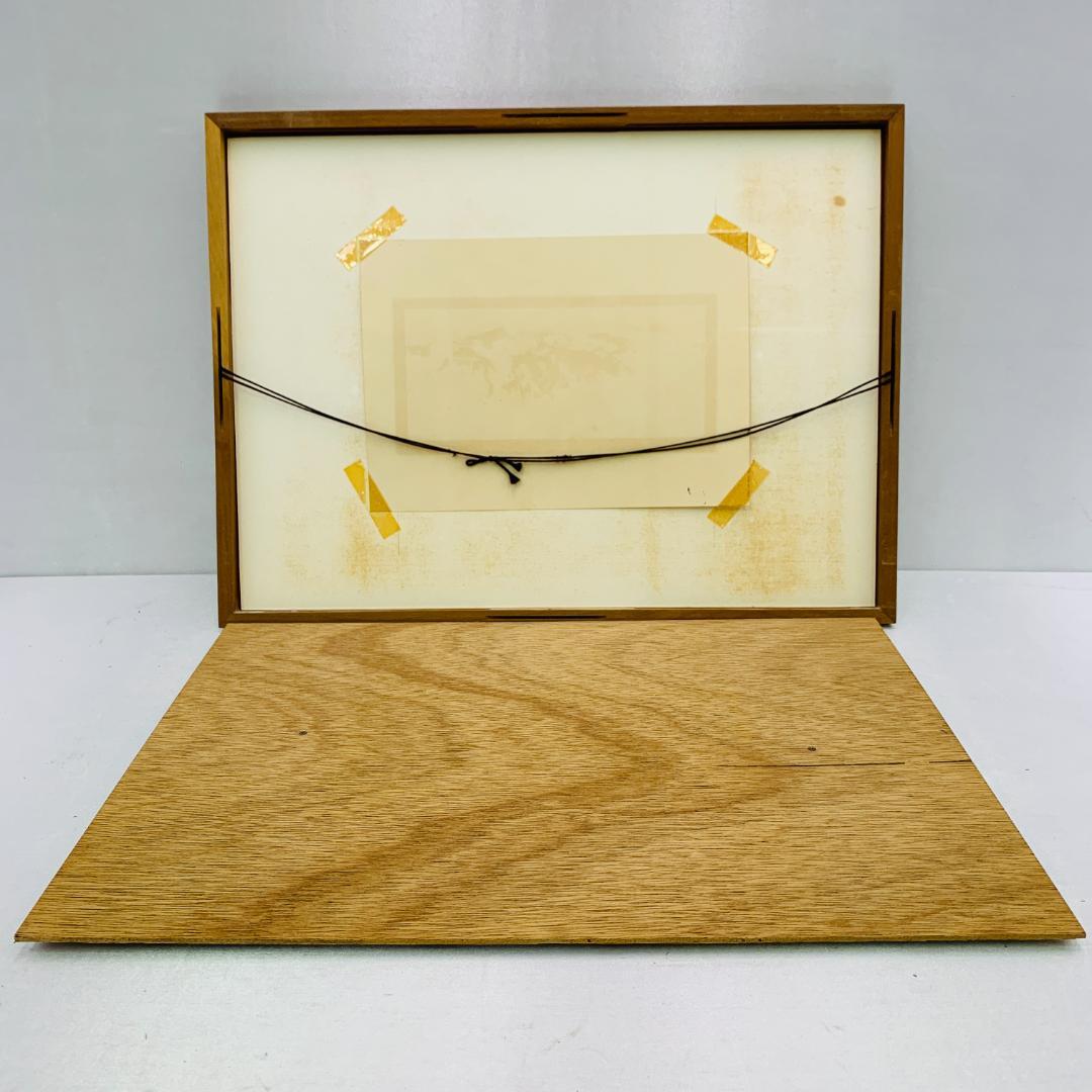 真作保証 本間武男 『十勝岳夕映』 シルクスクリーン 額装 サイン入 限定部数