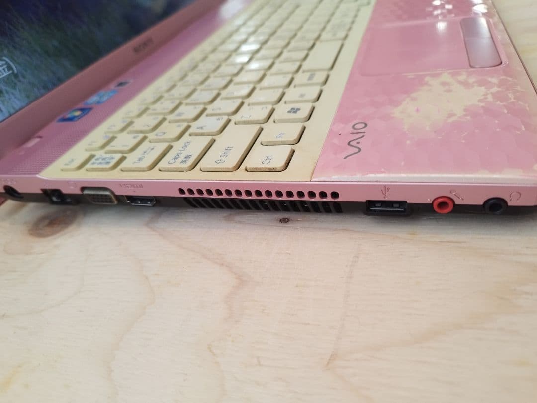 ジャンク 256GB i5 人気VAIO かわいいピンク カメラ付！Win10