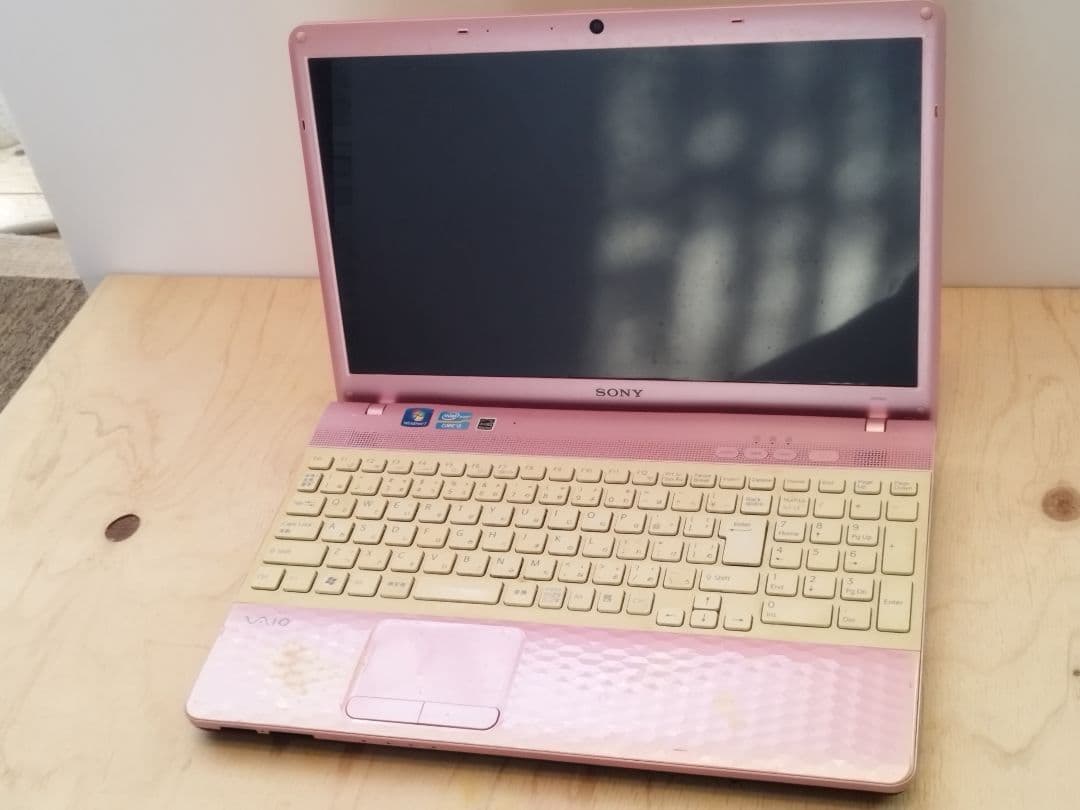 ジャンク 256GB i5 人気VAIO かわいいピンク カメラ付！Win10