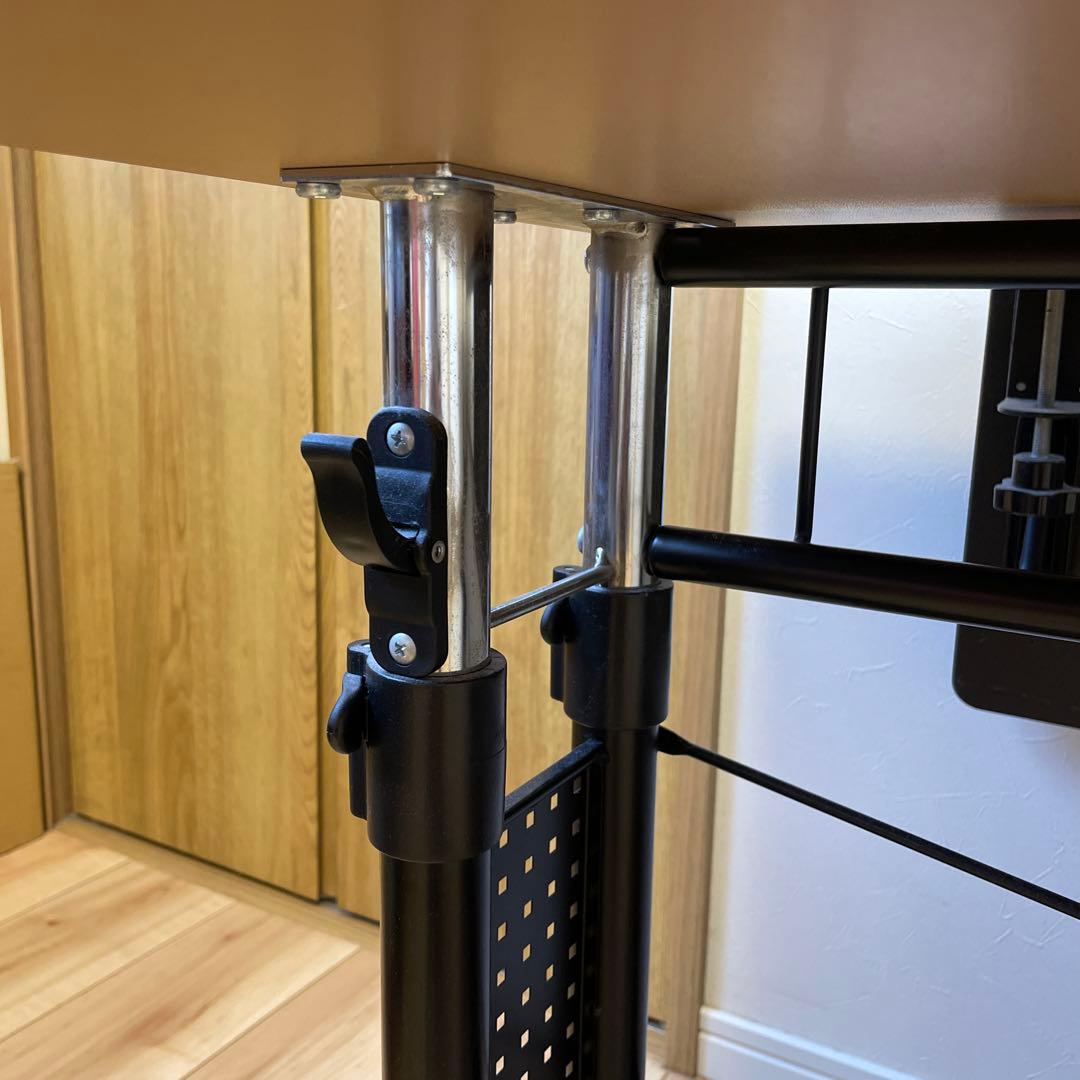 Bauhutte バウヒュッテ 昇降式 デスク BHD-1000M 肘置き付き