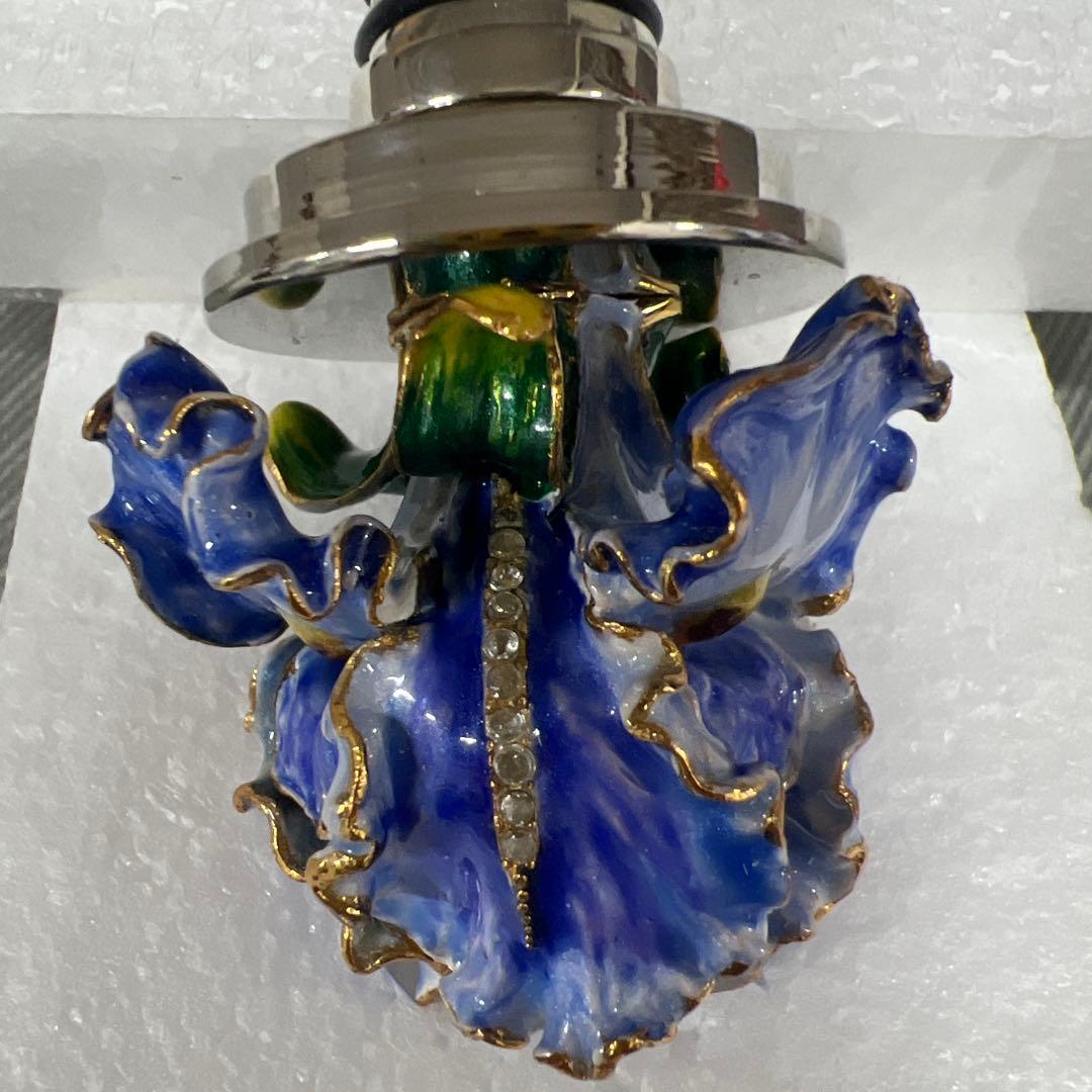 青い花のワインボトルストッパー