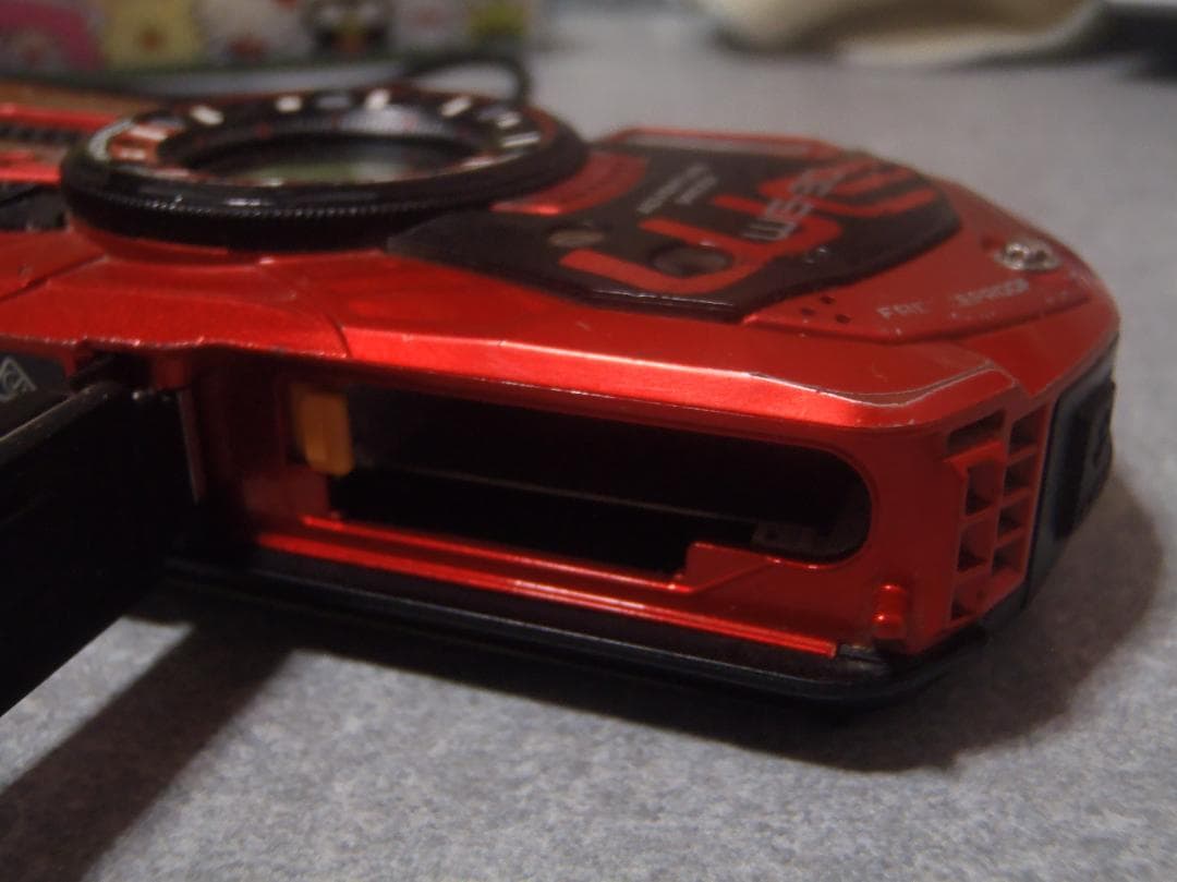 ❤️動作品❤️リコー★WG３０❤️人気色 赤★防水カメラ