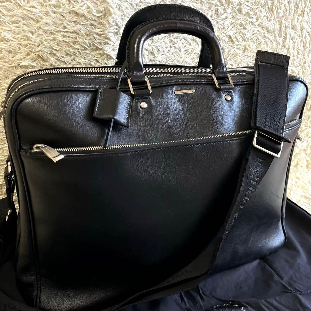 Ermenegildo Zegna バッグ 黒 大容量 2way ビジネス