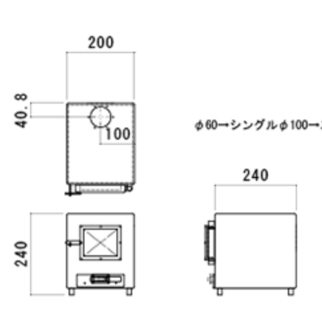 【美品・おまけ付】Dr.Craft（サトーステンレス）ミニ薪ストーブ ３面ガラス