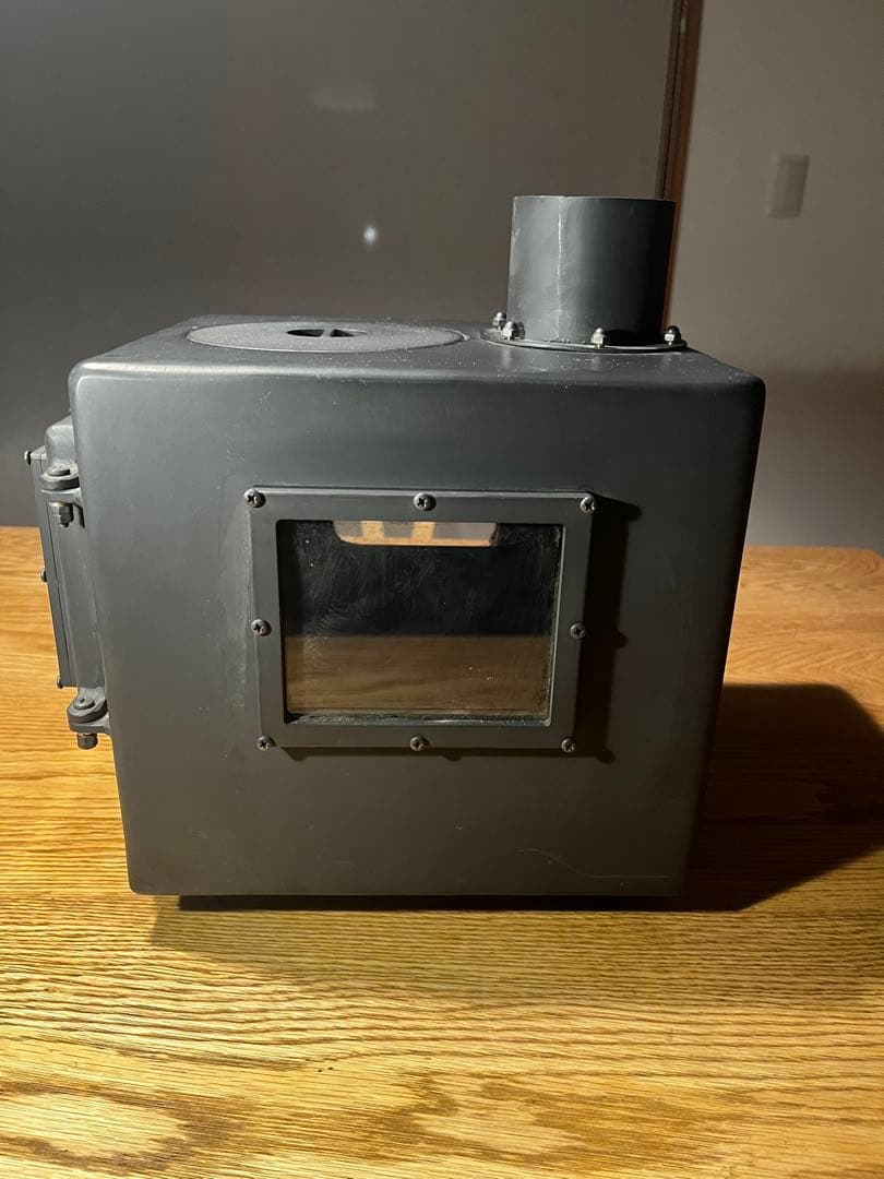 【美品・おまけ付】Dr.Craft（サトーステンレス）ミニ薪ストーブ ３面ガラス