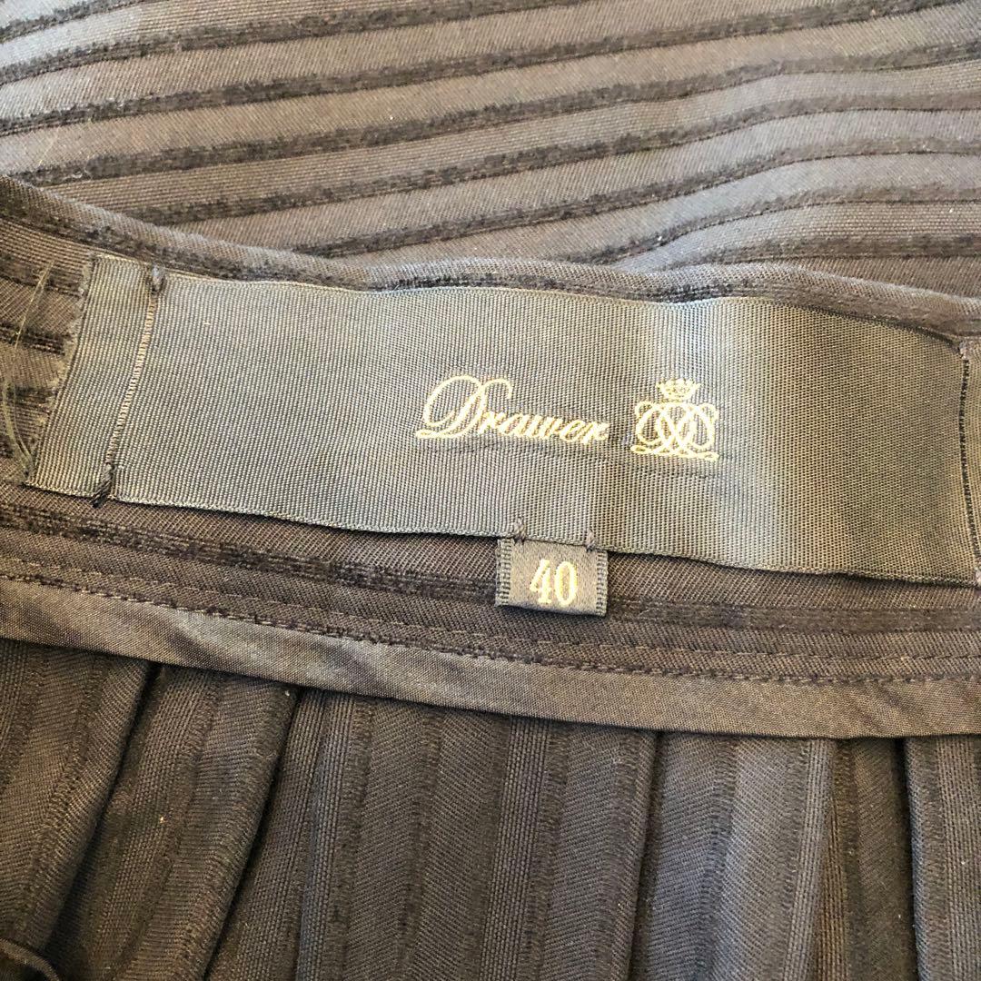 Drawer ドゥロワー スカート 40サイズ　　　　　　　未使用品 黒