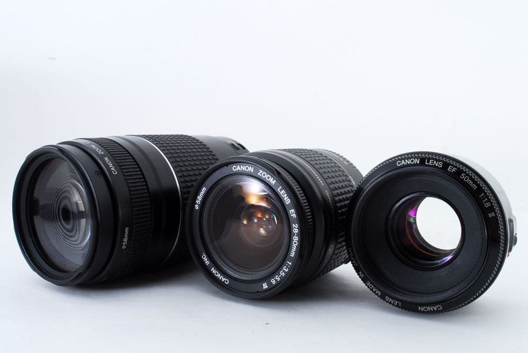 キャノン　Canon EOS 8000D 標準&望遠&単焦点トリプルレンズセット
