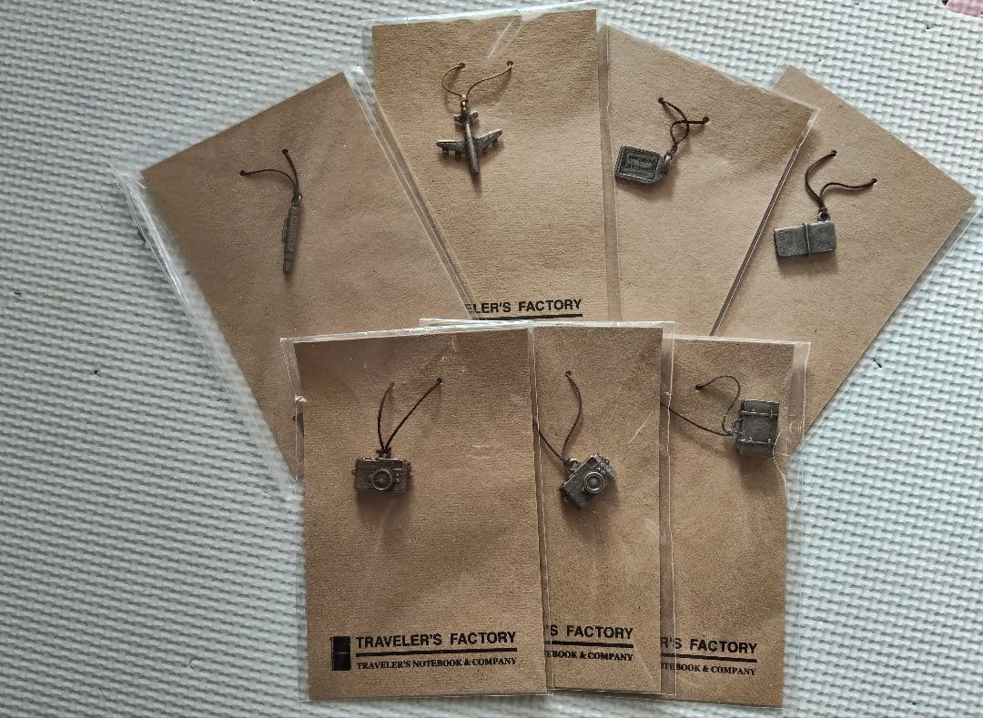 トラベラーズファクトリー　トラベラーズノート　チャーム7点セット