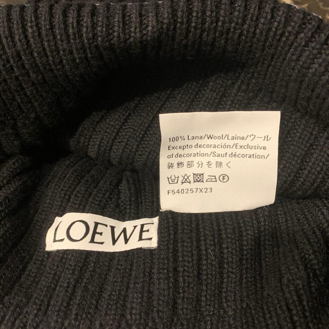 ※新品未使用【定価47300円】ニット帽　ロエベ LOEWE