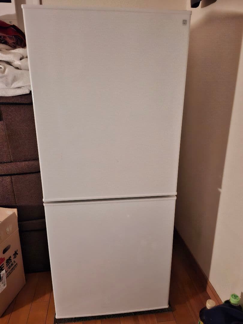 2ドア冷蔵庫 NTR-106WH 106L　送料込　16or17日で終了予定