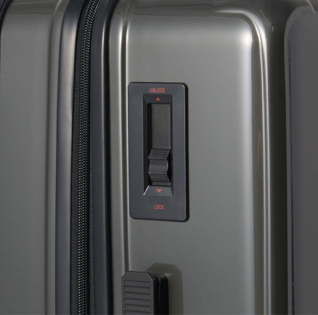 新品未開封ブリーフィングフロントオープンスーツケースH-60F SD スティール