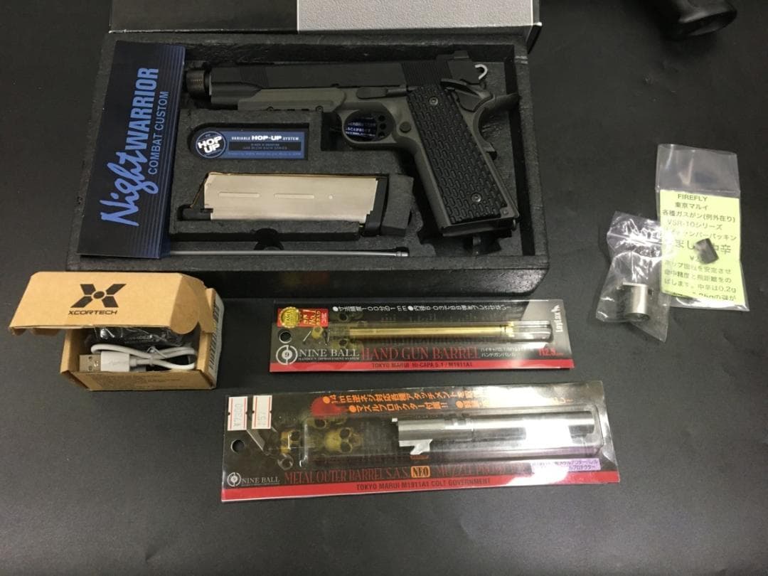 ☆東京マルイ　ナイトウォーリア コンバットカスタム改 トレーサー付　新品