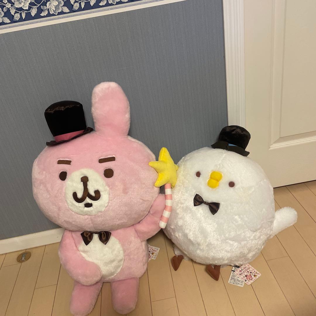 カナヘイ 　ゆるっとタウン限定ぬいぐるみ(L) ウサギ&ピスケ