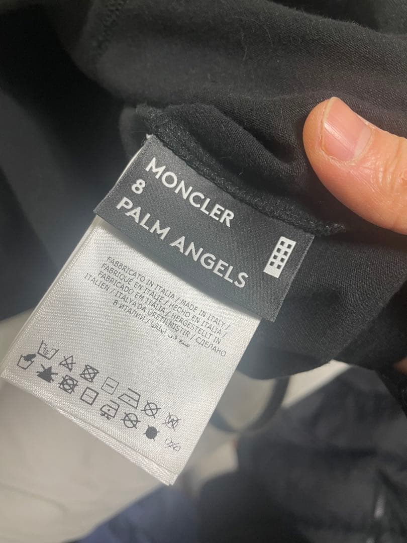 Palm Angels x Moncler Tシャツ ブラック