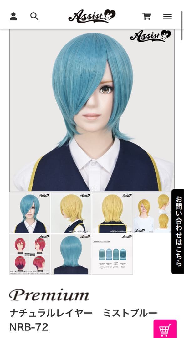 mini様 コスプレ ウィッグ オーダー 専用ページ ②