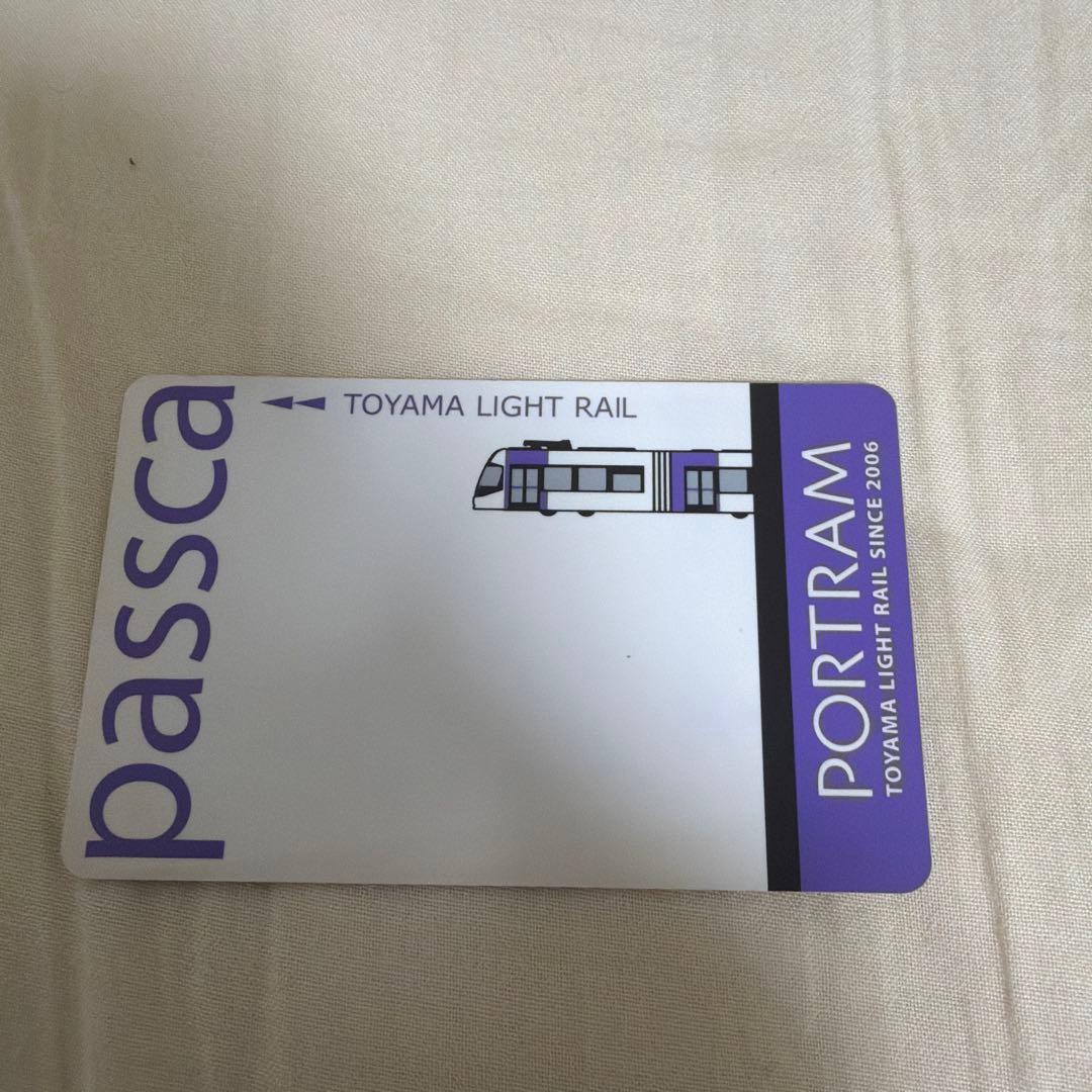 TOYAMA LIGHT RAIL passca ICカード