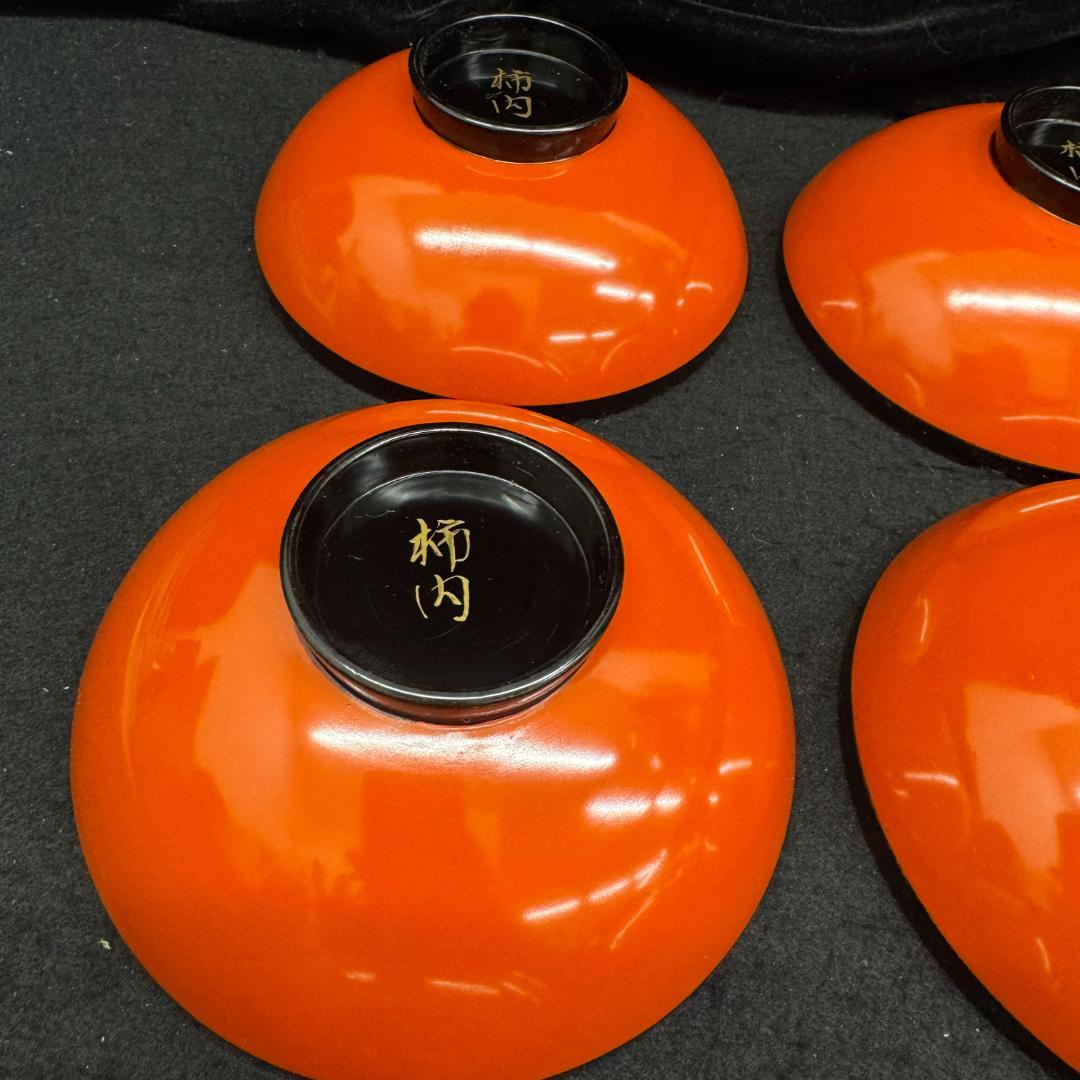 輪島塗　吸い物椀　10客(木箱付)