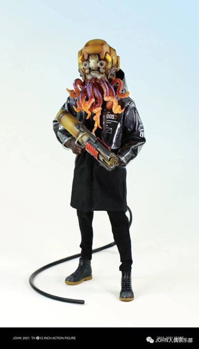 ブラック13パーク オクトパス人間1/6異星人セット 異形ミリタリー兵士ライダー