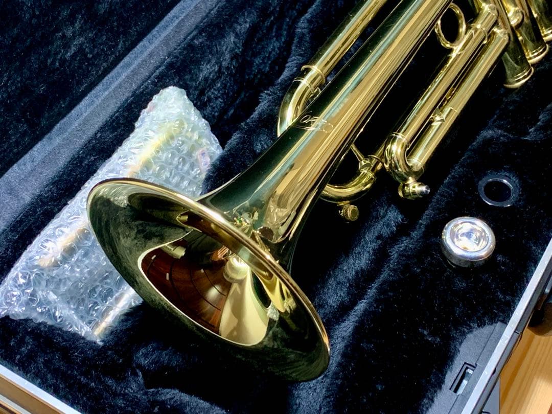 二*悟様 【美品】キャロルブラス ゾロ トランペット本体 ゴールド 未使用に近い