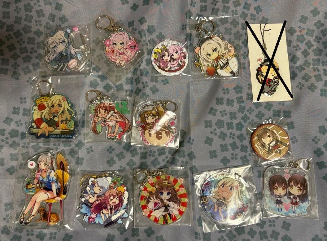 艦これ グッズ まとめ売り アクキー 缶バッジ クリアファイル など