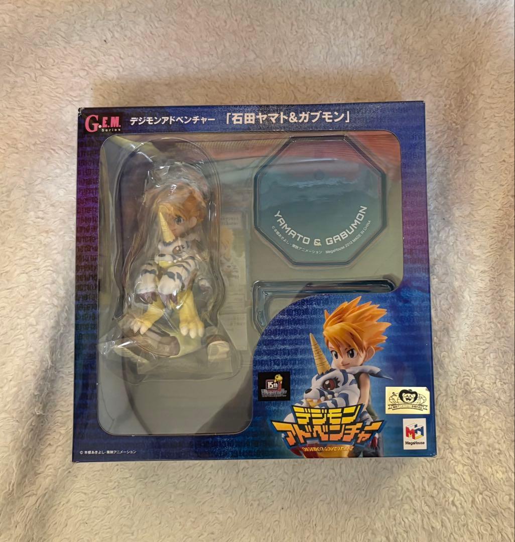 初回限定 ガブモン＆石田ヤマト、アグモン＆八神太一 G.E.M.　フィギュア