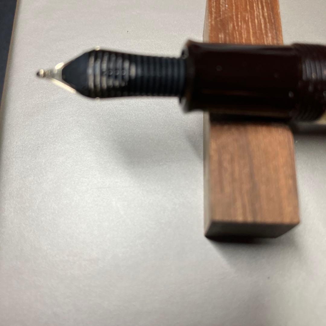 ペリカンM400SE 茶縞　Ｂ(太字) 小太刀仕様　試し書きのみ使用