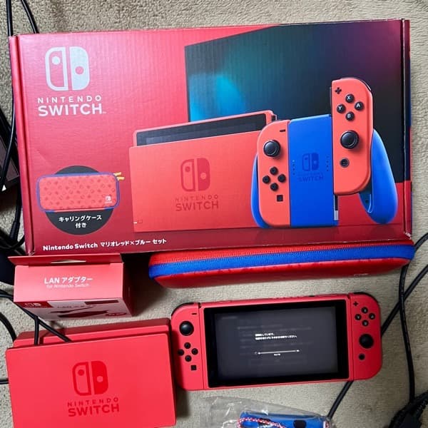 Nintendo Switch マリオレッド×ブルーセット 本体 + プロコン