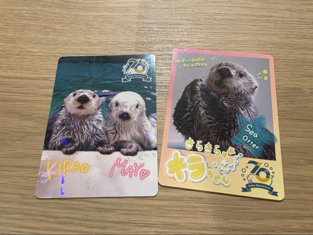 鳥羽水族館 70周年 コレクションカード　レア　キラメイ　通常　キラ　セット