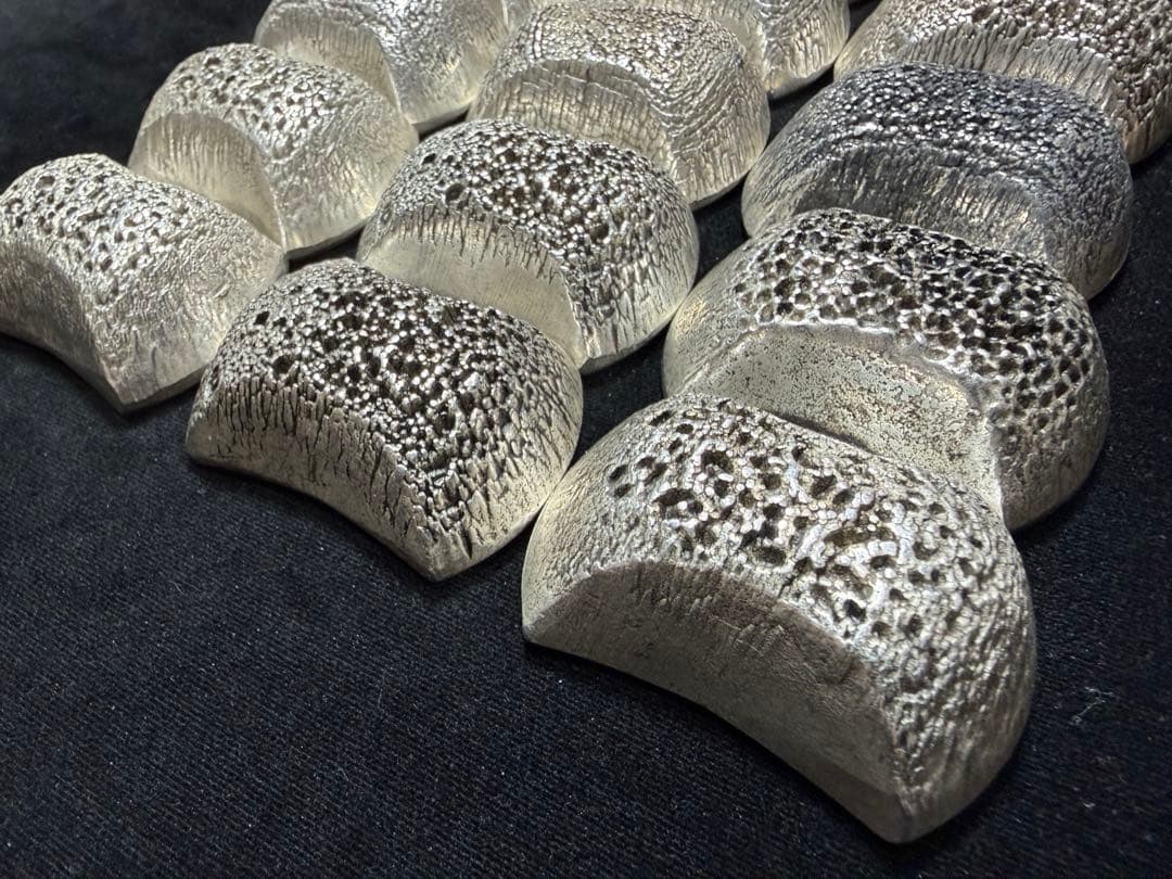 清朝古銀意匠 元宝・銀錠型 コレクション 14点まとめて／中国古銭風・収集品