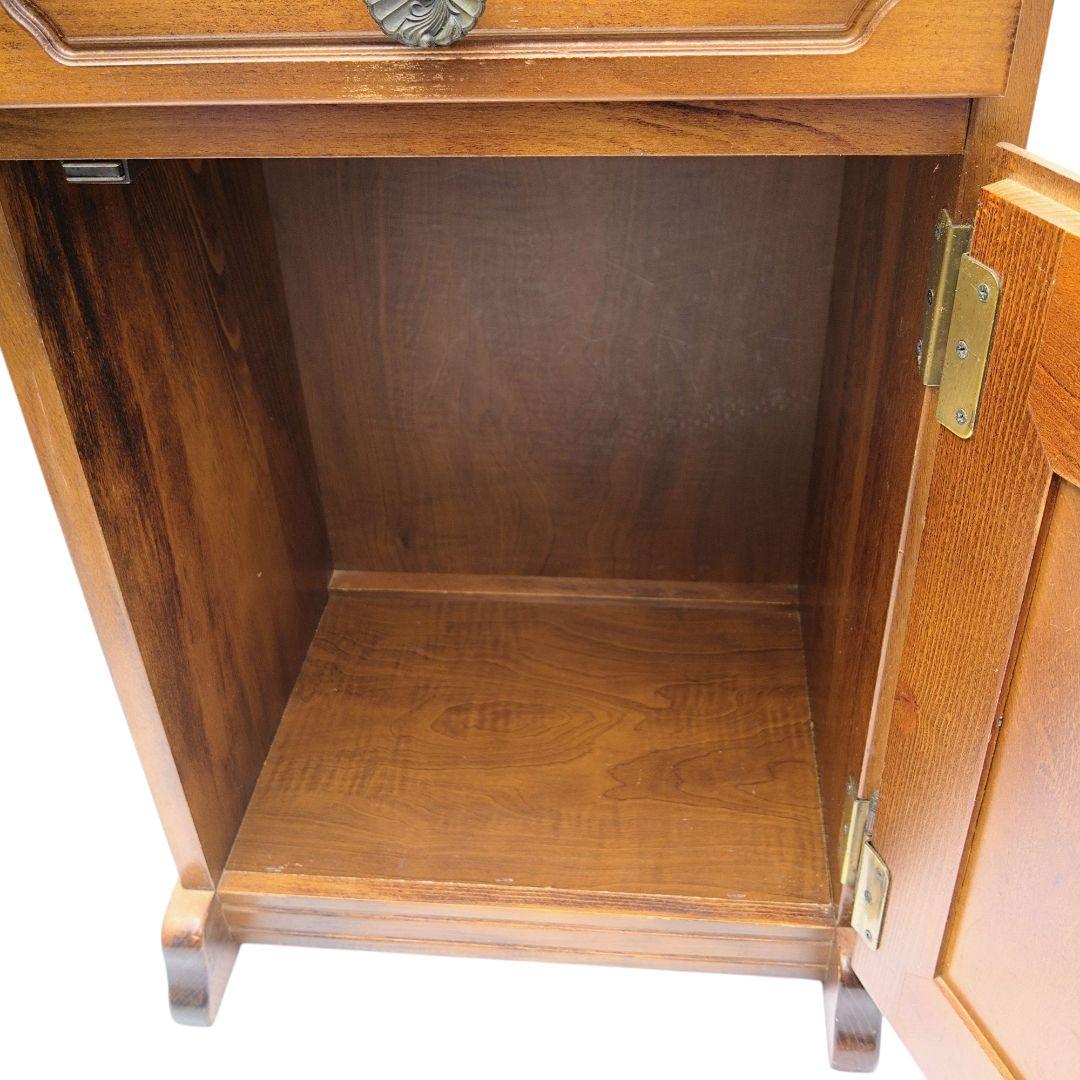 ☆美品！☆カリモク karimoku コロニアル　電話台 レトロ アンティーク調