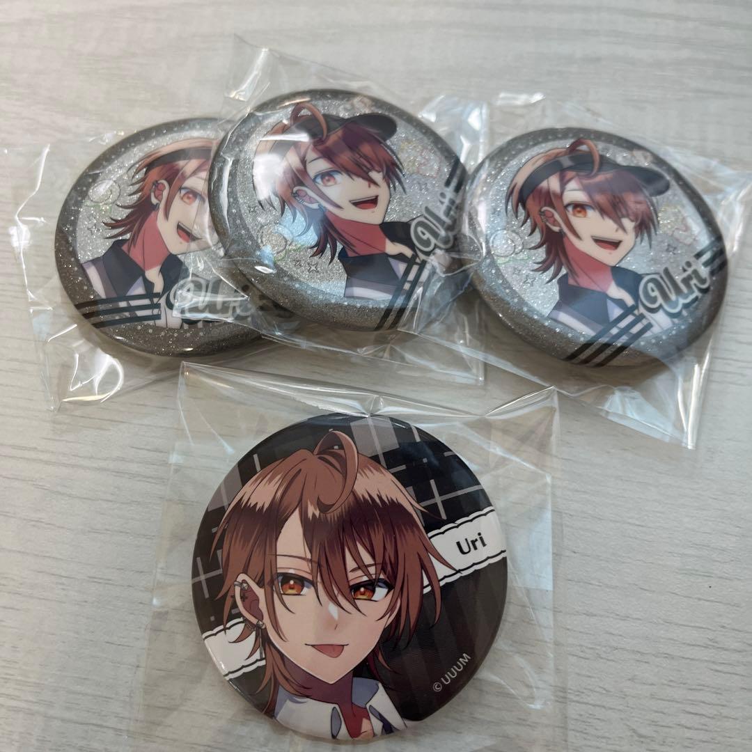 カラフルピーチ缶バッチ　ダイナー　パラピチ　 直筆