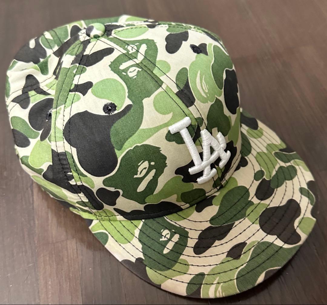 s*a様 アベイシングエイプ ニューエラ　キャップ　7 1/2