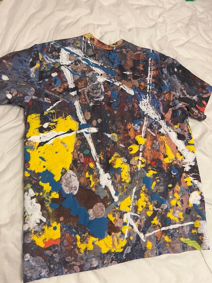 sacai Jackson pollock ペイント　Tシャツ　ジップ　サカイ