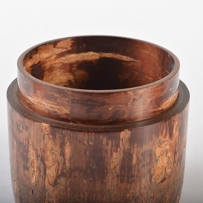 伝統工芸士　大橋忠作　桜皮　樺細工　棗　共箱　M R5673