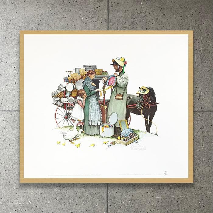 額装品/Traveling/ノーマン ロックウェル/インテリア/アート/ポスター