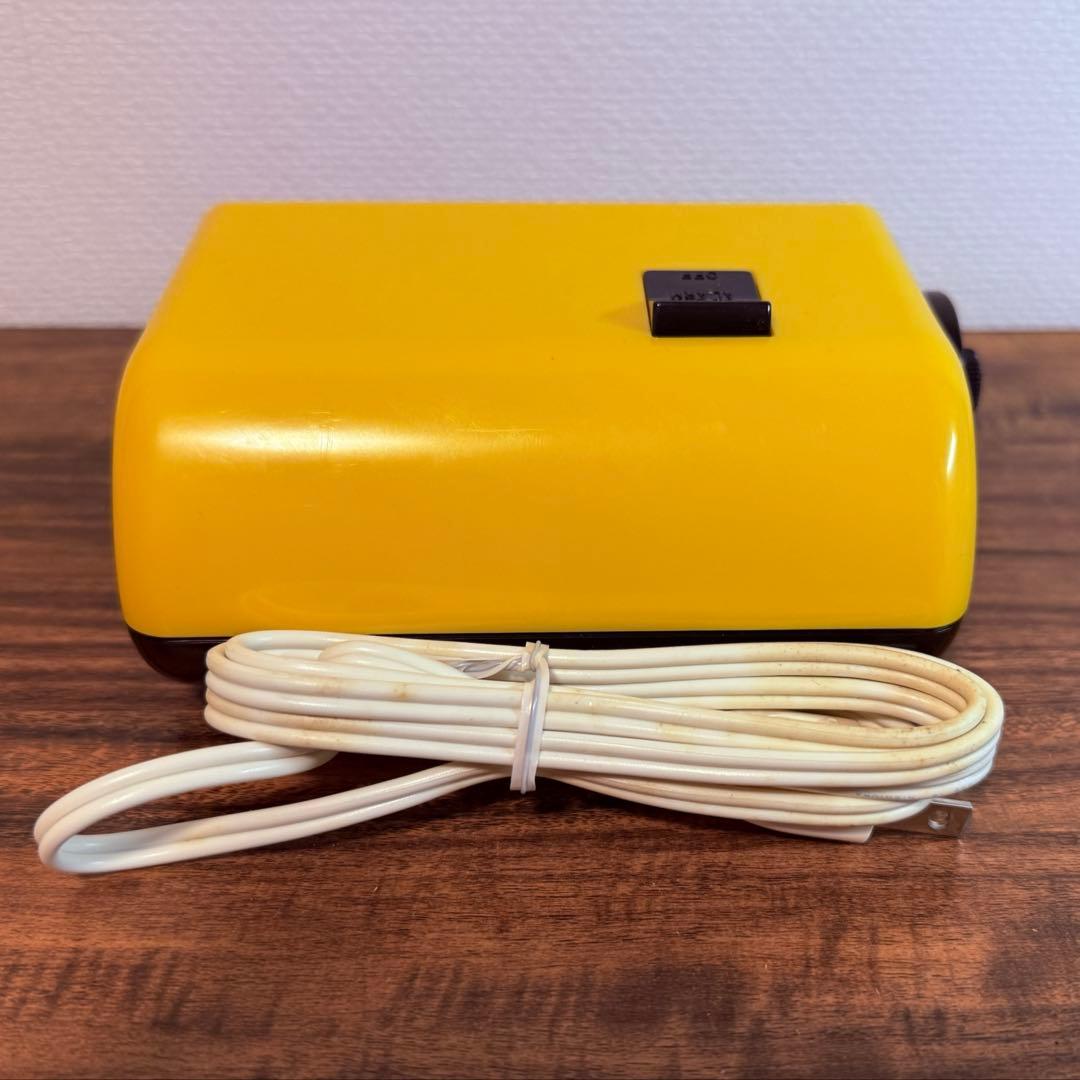 【整備済み・元箱取説付き】CITIZENパタパタ時計 ハイリーフ・カーチス 黄黒