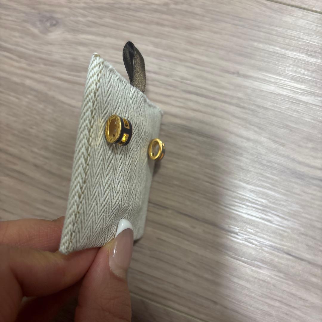H型ゴールドピアス 収納袋付き