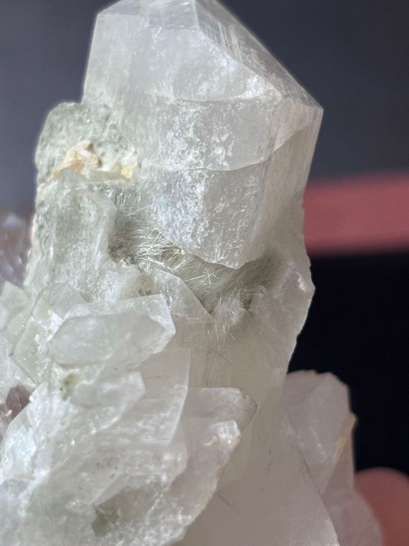 【超希少】天然ヒマラヤ水晶 (K2の麓スカルドゥ産)ビソライトインクォーツ