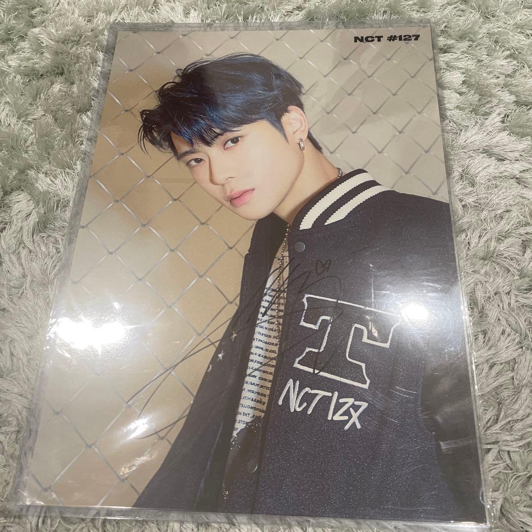 nct nct127 ジェヒョン　英雄　neozone 直筆サイン入りポスター