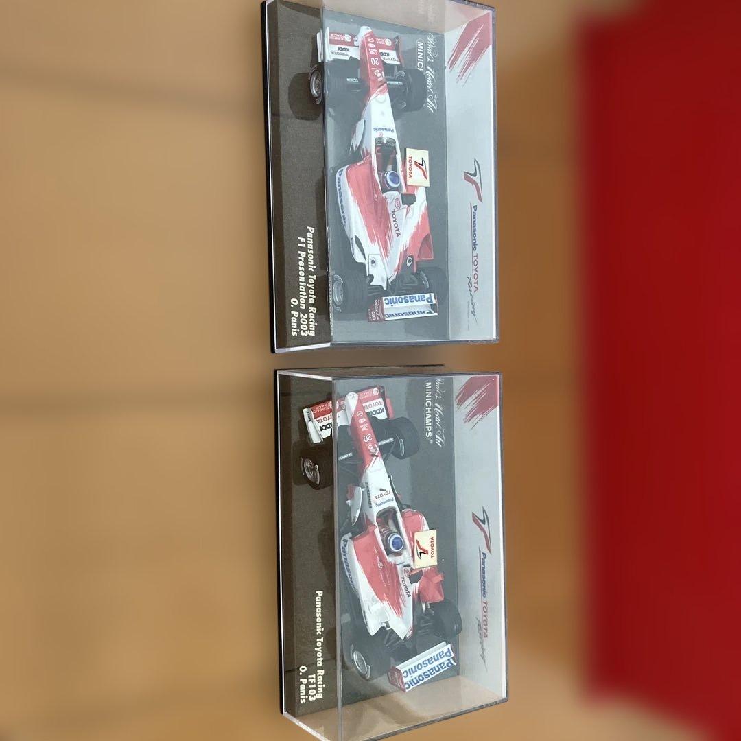 TOYOTA F1 Racing サイン入りキャップ2点 ミニカー2点　その他