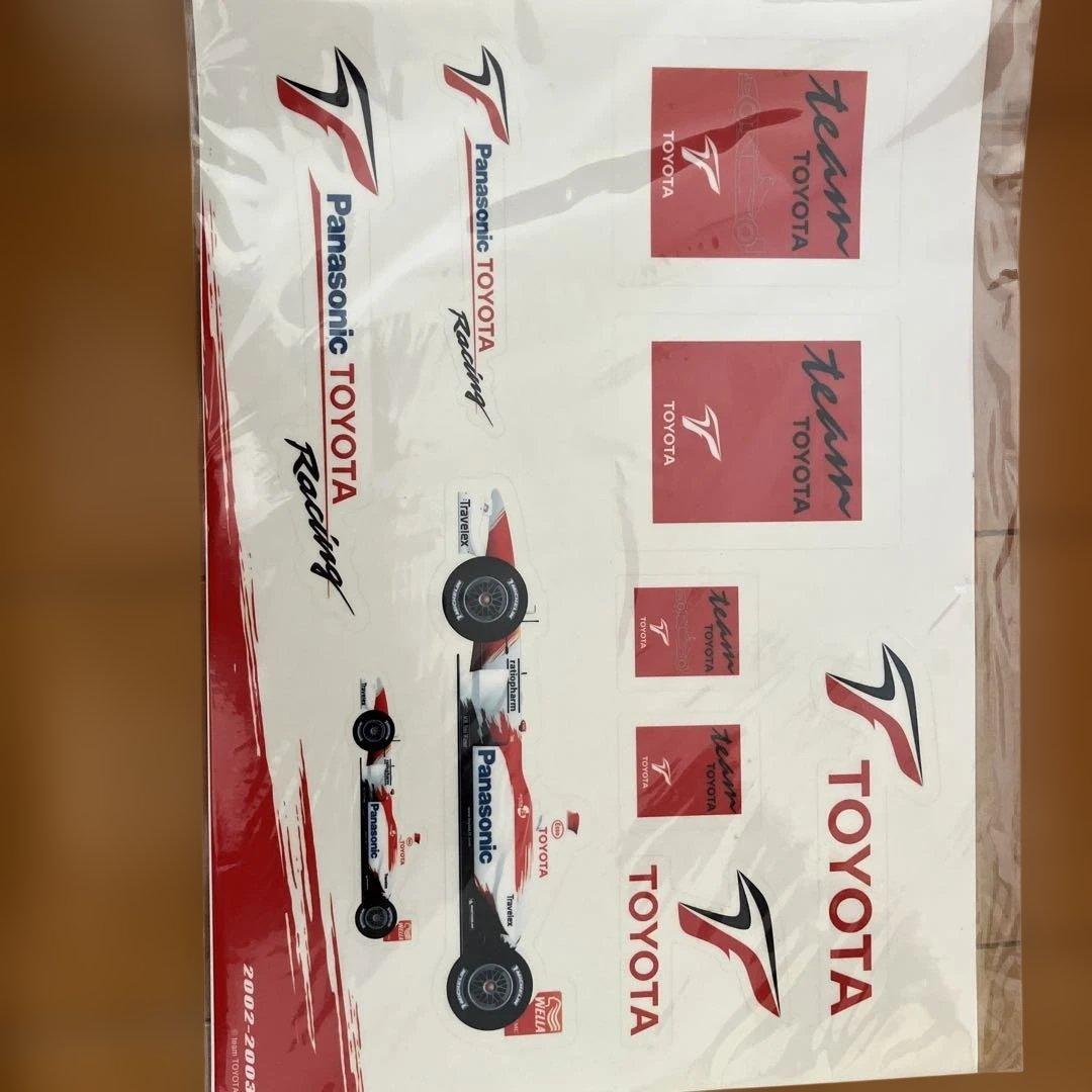 TOYOTA F1 Racing サイン入りキャップ2点 ミニカー2点　その他