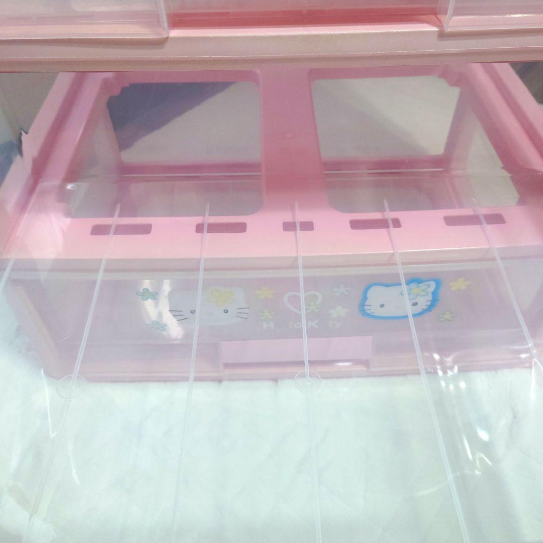 サンリオ ハローキティ 3段チェスト 収納ケース 衣装ケース カオハナ