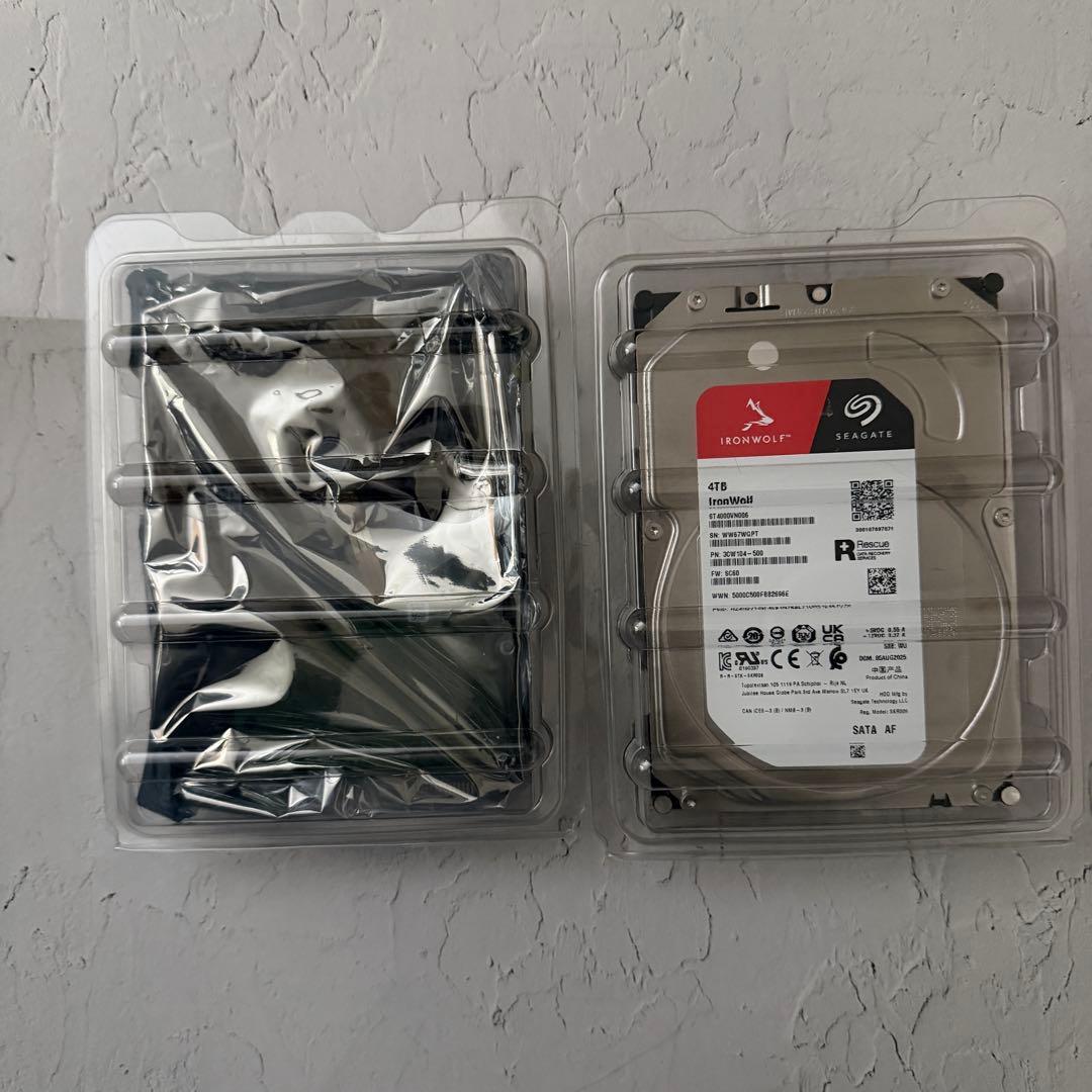 2個セット Ironwolf Seagate 4TB HDD
