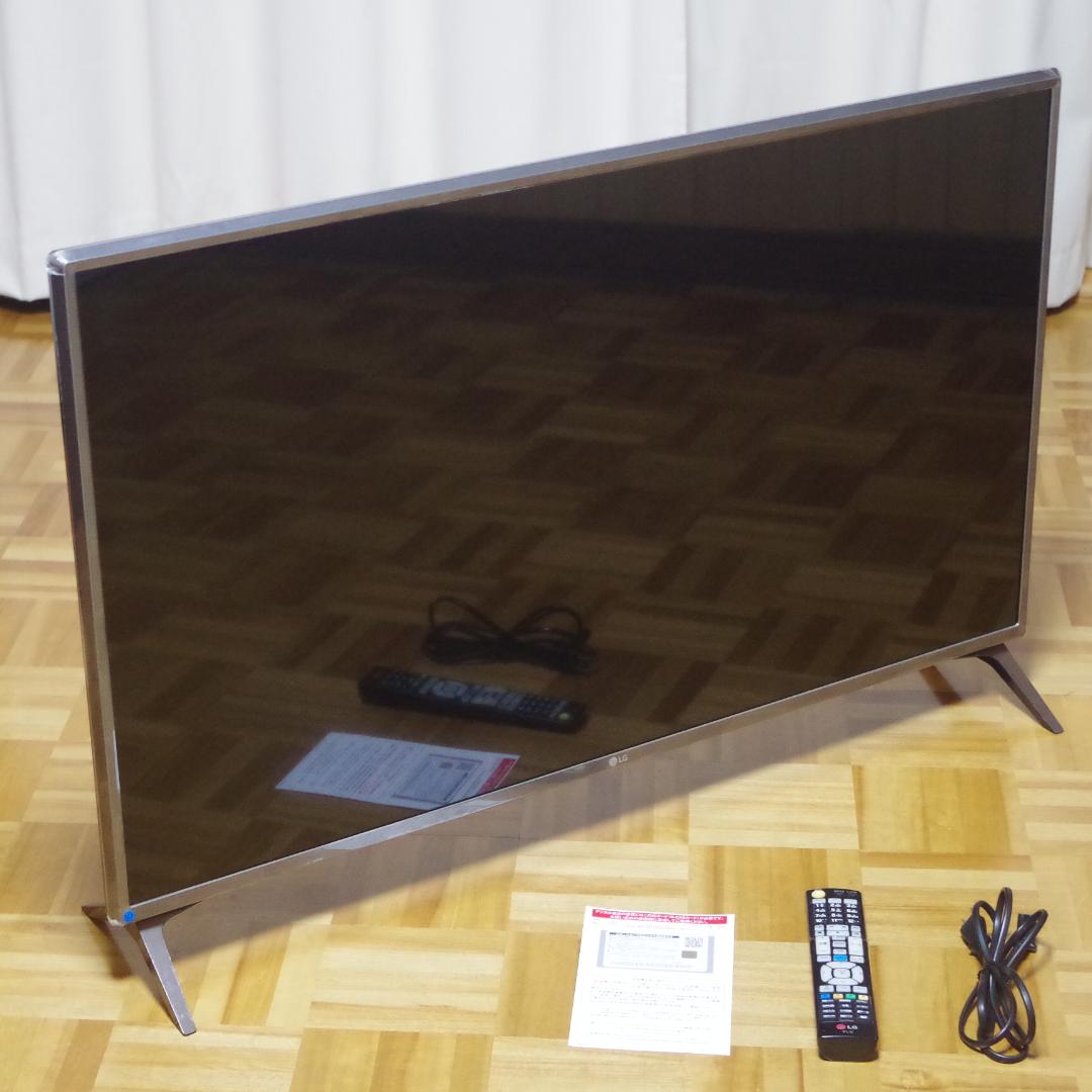 ゆっちです。LG 4K対応 IPS 高画質液晶テレビ 43UJ6100