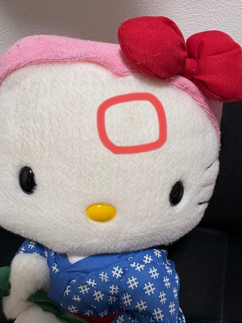 ご当地キティ　鹿児島限定　超レアなお品　ハローキティ　ぬいぐるみ　Lサイズ