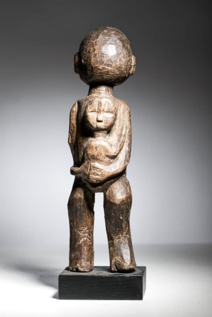 アフリカ トーゴ北部 母子像 プリミティブアート 木彫り 民間信仰