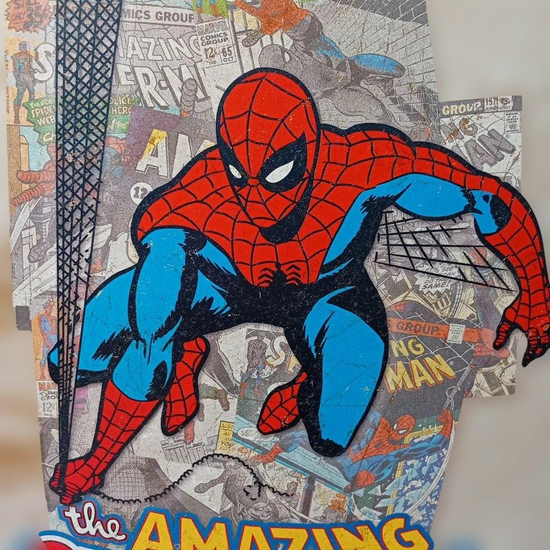 スパイダーマン ヴィンテージ ポスター ブリキ看板